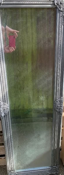 Photo of free Silver freestanding or wall mounted mirror (World's End RH15) #1