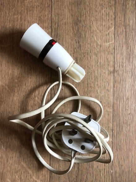 Photo of free Bayonet fitting, lead and plug for table lamp (Farningham DA4) #1