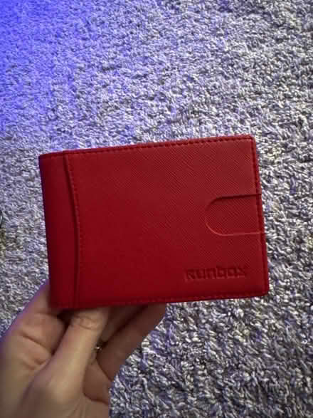 Photo of free Red Runbox leather (?) wallet (Laurel, MD) #1