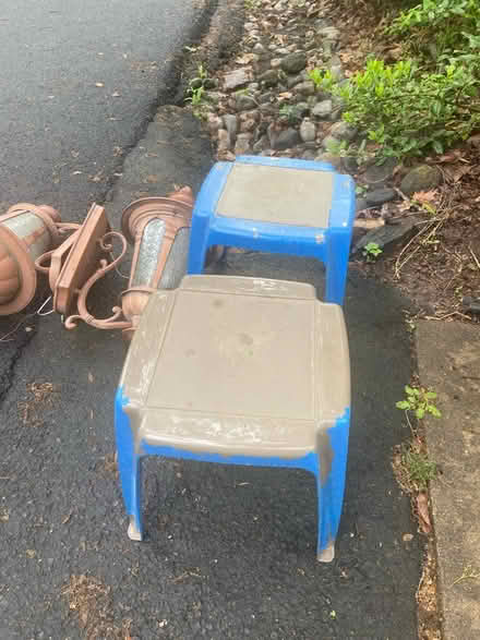 Photo of free Outdoor lights, side tables (Annandale, VA) #2