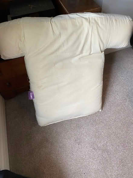 Photo of free Sofa cushion - could be used as bedhead, child’s seat o (Greenwich SE10) #1