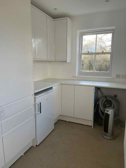 Photo of free 1.96m white bull nose worksurface - as new (Wokingham RG40) #1