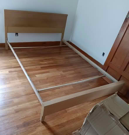Photo of free Full size bed frame (State and Brookpark area) #1