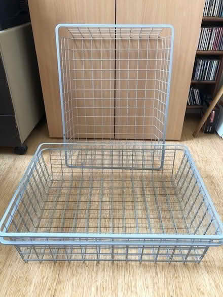 Photo of free Three shallow wire crates (Stoke St Milborough SY8) #1