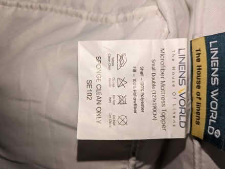 Photo of free Mattress topper, small double (Aldrington BN3) #2