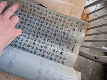 Photo of free Letraset instant lettering (University Area RG1) #3