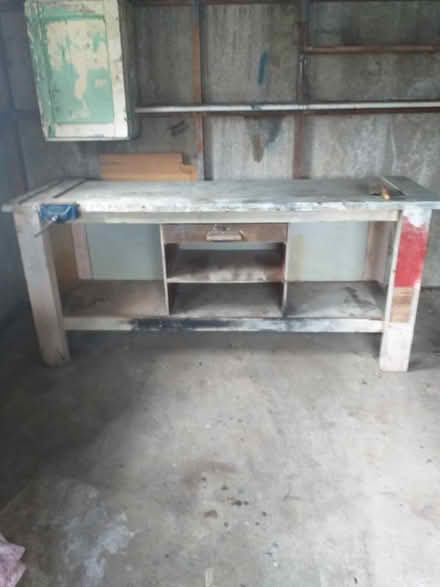 Photo of free Solid hand made work bench (Scale Hall LA1) #2