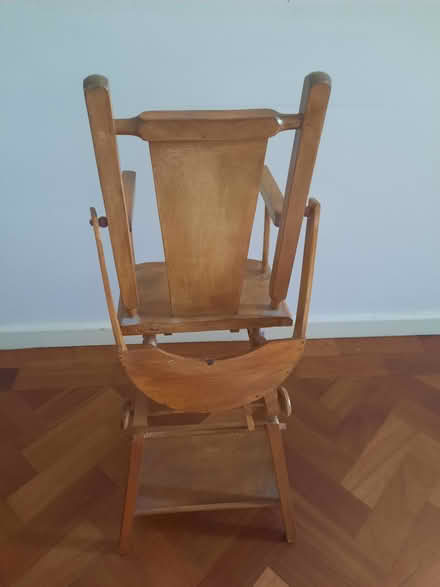 Photo of free Wooden toy high chair (Bromley (BR2)) #1