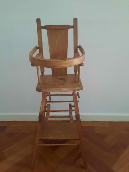 Photo of free Wooden toy high chair (Bromley (BR2)) #3