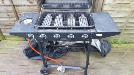 Photo of free 4 burner gas bbq with cover (Hockley Heath CP B94) #1