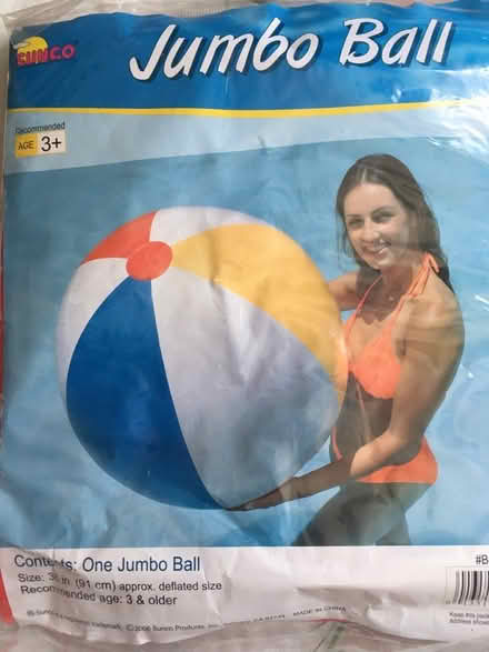 Photo of free Inflatable beach ball 95014 (Prospect/Stelling) #1