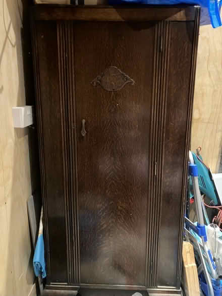 Photo of free Wooden cupboard with shelves (Formby L37) #2