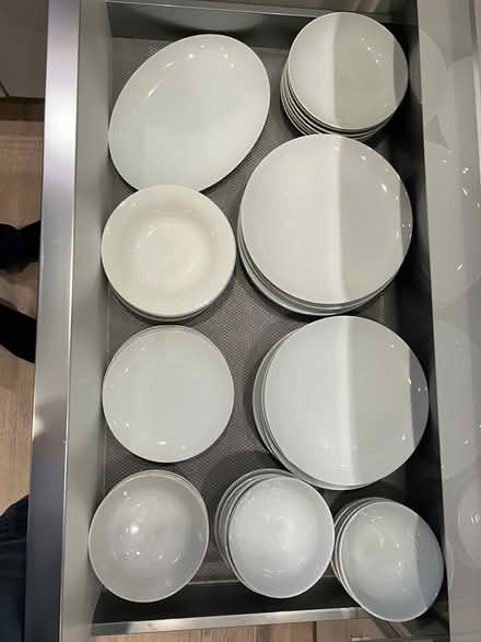 Photo of free White porcelain Habitat dinner set (NW6) #1
