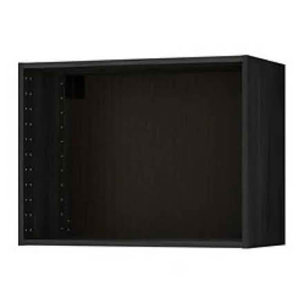 Photo of free IKEA dark wood effect cupboard NEW (South Woodford E18) #1