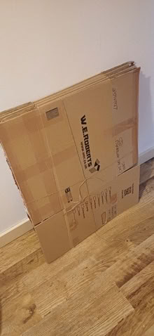 Photo of free Pack of 5 large used moving cardboard boxes (Stepney E1) #1