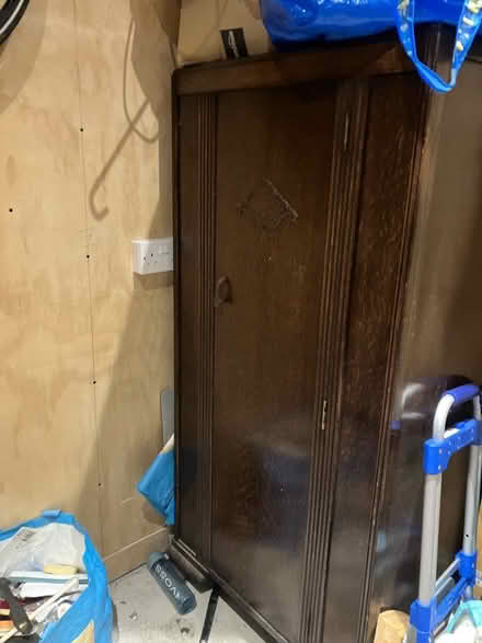 Photo of free Wooden cupboard with shelves (Formby L37) #1