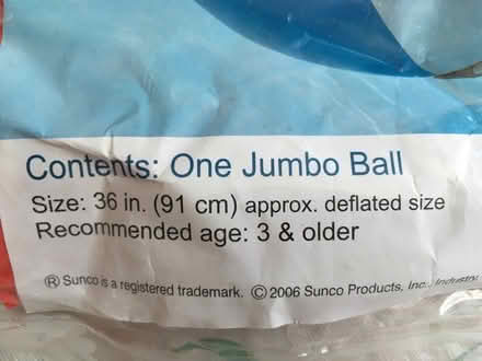 Photo of free Inflatable beach ball 95014 (Prospect/Stelling) #2