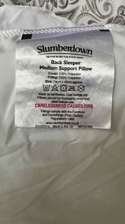 Photo of free Double duvet and 2 pillows (Blackbird Leys OX4) #3