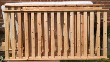 Photo of free IKEA MYDAL solid pine bunk bed frame with 2 mattresses (Dean Court OX2) #2