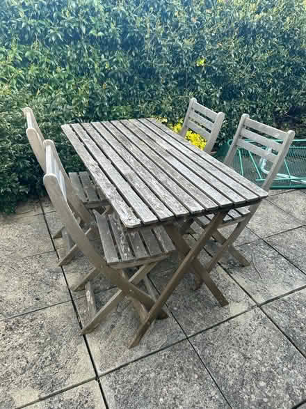 Photo of free Garden table and chairs (Southsea PO4) #1