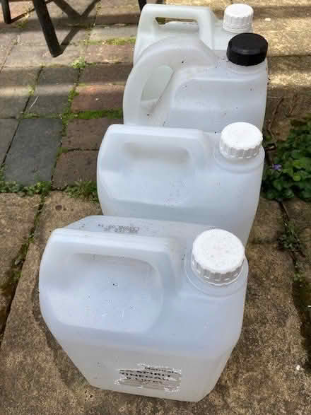 Photo of free 5 litre water containers (Malvern Link WR14) #1