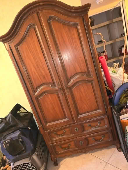 Photo of free Antique Armoire (S Cypress Rd & E Atlantic Blvd) #1
