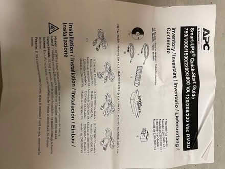 Photo of free APC Uninterruptible Power Supply (UPS) (St James' Street BN2) #2