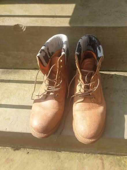 Photo of free Lumberjack pair of leather boots size 43 (Spotland Bridge OL12) #1
