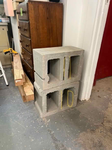 Photo of free Cinder blocks (Feet of a Clay in Brookline MA) #3