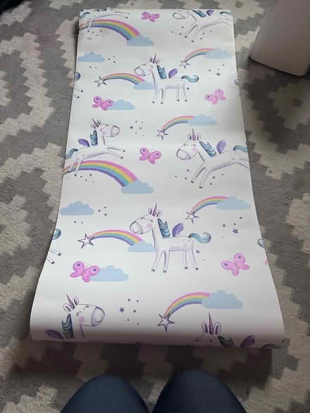 Photo of free One roll unicorn wallpaper (Nr East Grinstead) #1