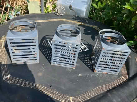 Photo of free Three metal lanterns (Formby L37) #1