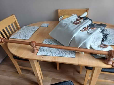 Photo of free door curtain & pole (Randlay TF3) #1