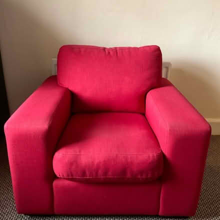 Photo of free Red armchair (morecambe) #2