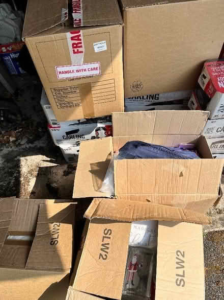 Photo of free 5 boxes of random stuff for a car booter (Muxton TF2) #1