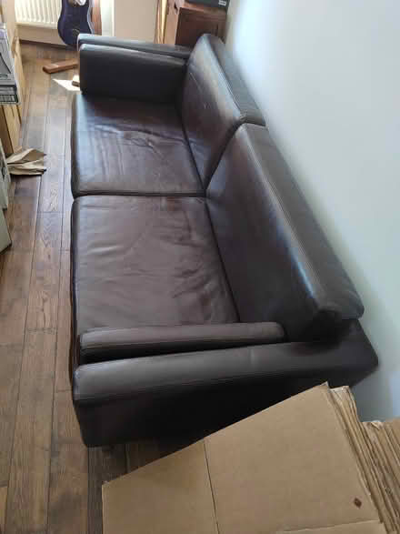 Photo of free Leather type sofa (Southport PR8) #2