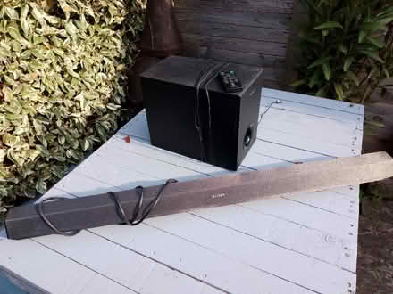Photo of free TV sound bar with woofer (Malvern Link WR14) #1