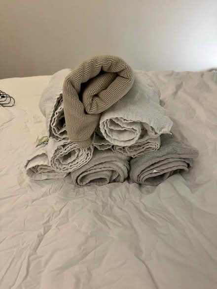 Photo of free 9 x baby towels (Islington N1) #1