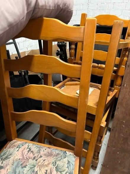 Photo of free X3 dining chairs (Swillington, LS26) #4