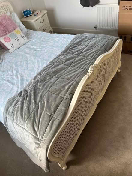 Photo of free Next - Grey Satin Bed Throw (Maldon Wick CM9) #1
