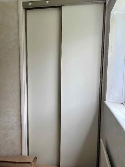 Photo of free Wardrobe sliding doors and track (GU14) #1
