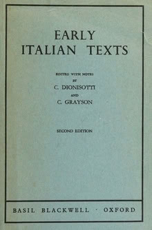 Photo of free Early Italian Texts book (Oxton, Birkenhead CH43) #1
