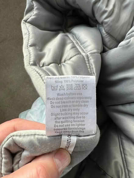 Photo of free Next - Grey Satin Bed Throw (Maldon Wick CM9) #2