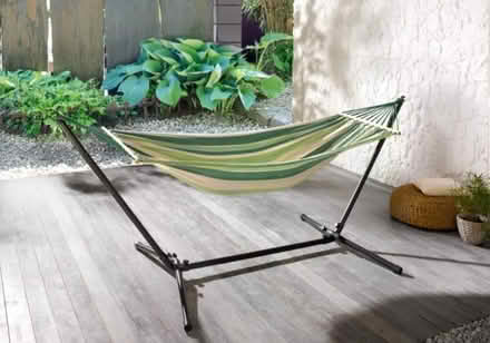 Photo of free LIDL hammock on frame (Oxenholme LA9) #1