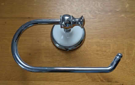 Photo of free Metal/porcelain loo roll holder (Lower Wick WR2) #1