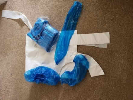 Photo of free Disposable aprons, shoe covers and sleeve covers (Warden Hill GL51) #1