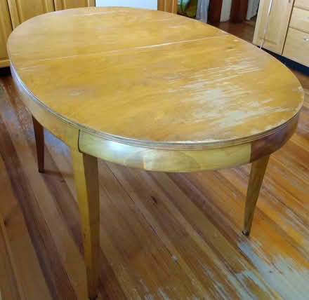 Photo of free sturdy table porch pickup, 2 halves (Davis/Teele Square area) #3