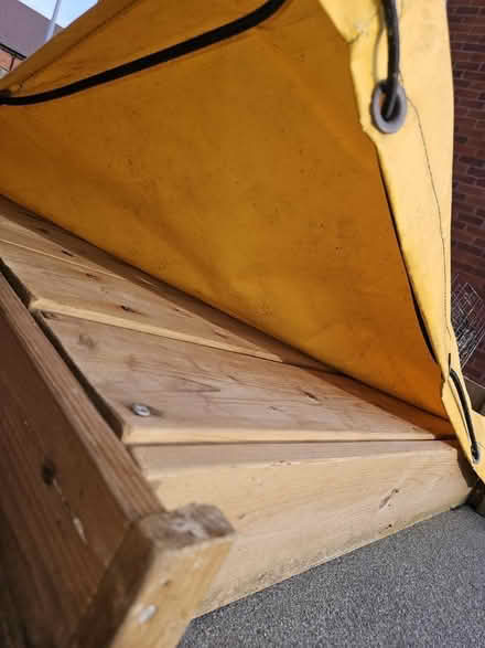 Photo of free Wooden Sandpit with Cover (shackleton village CV37) #2