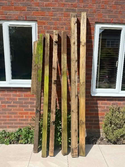 Photo of free Fence posts (Cemetery Hill MK41) #1