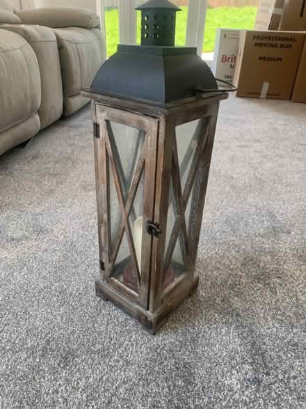Photo of free Large Brown & Black Lantern (ME9) #1