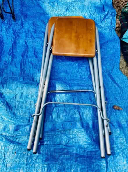 Photo of free 2 foldable high stools (BH23) #1